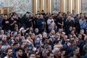 مراسم تشییع پیکر دکتر محمدمهدی طهرانچی در حرم حضرت عبدالعظیم حسنی (ع)