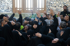 مراسم تشییع پیکر دکتر محمدمهدی طهرانچی در حرم حضرت عبدالعظیم حسنی (ع)