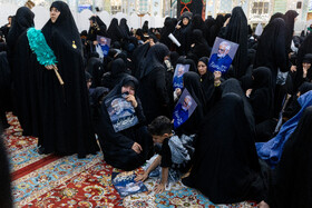 مراسم تشییع پیکر دکتر محمدمهدی طهرانچی در حرم حضرت عبدالعظیم حسنی (ع)