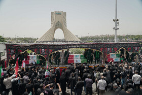 مراسم تشییع شهدای اقتدار - تهران