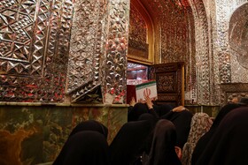 مراسم خاکسپاری شهدای اقتدار ایران در امامزاده صالح (ع) - تهران