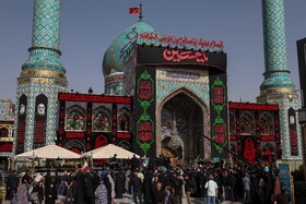 مراسم خاکسپاری شهدای اقتدار ایران در امامزاده صالح (ع) - تهران