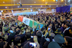مراسم خاکسپاری پیکر سپهبد شهید محمد باقری