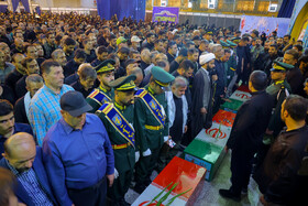 مراسم خاکسپاری پیکر سپهبد شهید محمد باقری