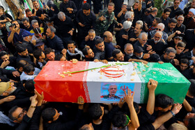مراسم خاکسپاری پیکر سپهبد شهید محمد باقری