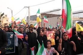 مراسم تشییع پیکر شهید «سعید آذربادگان» - بندرعباس