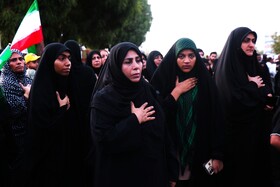 مراسم تشییع پیکر شهید «سعید آذربادگان» - بندرعباس