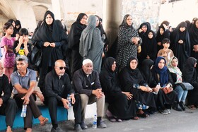 مراسم تشییع پیکر شهید «سعید آذربادگان» - بندرعباس