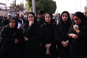 مراسم تشییع پیکر شهید «سعید آذربادگان» - بندرعباس