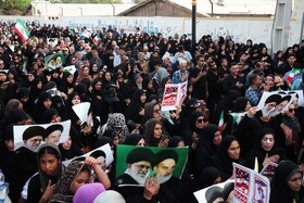 مراسم تشییع پیکر شهید «سعید آذربادگان» - بندرعباس