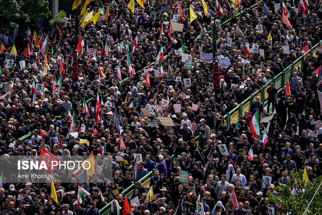 وزارت خارجه: ملت متحد ایران با زبان حضور، پاسخ ترور را داد