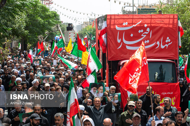 پیکر شهید قناعت کار در قم تشییع می‌شود