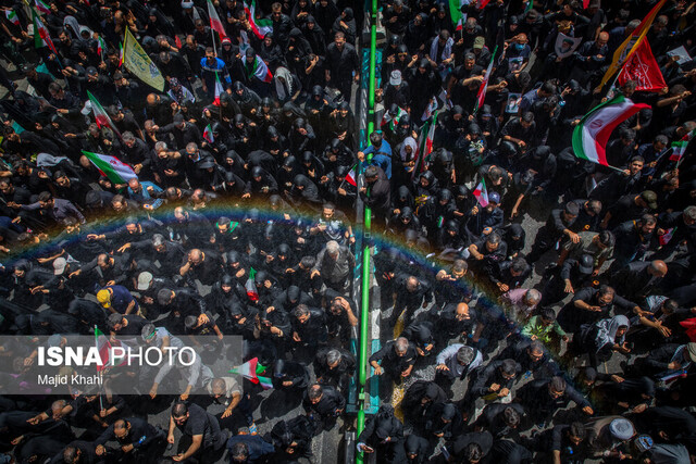 مثلث صدای اجتماعی در تشییع شهدای اقتدار