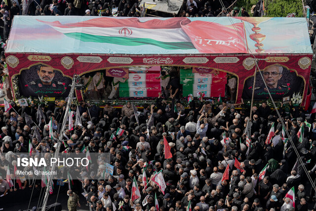 آغاز آیین بزرگداشت شهدای اقتدار ایران در مصلی تهران