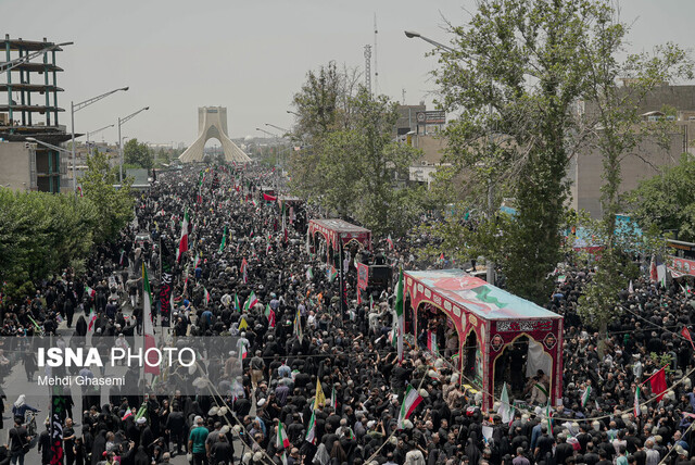 مراسم تشییع شهدای اقتدار - تهران/۲