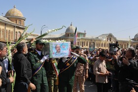 تشییع پیکر سپهبد شهید علی شادمانی - همدان