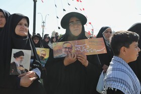 تشییع پیکر سپهبد شهید علی شادمانی - همدان