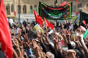 تشییع پیکر سپهبد شهید علی شادمانی - همدان