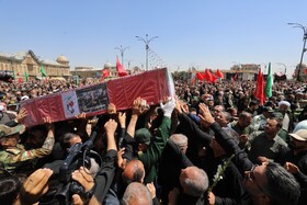 تشییع پیکر سپهبد شهید علی شادمانی - همدان