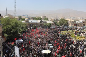 تشییع پیکر سپهبد شهید علی شادمانی - همدان