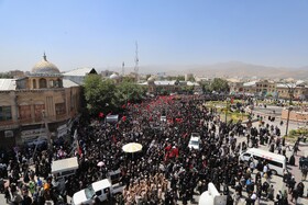 تشییع پیکر سپهبد شهید علی شادمانی - همدان