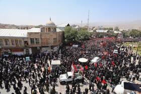 تشییع پیکر سپهبد شهید علی شادمانی - همدان