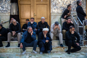 خاکسپاری پیکر شهید سرلشکر سلامی فرمانده کل سپاه در حرم حضرت عبدالعظیم حسنی (ع) - تهران