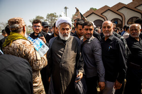 مراسم خاکسپاری شهید سرلشکر امیرعلی حاجی‌زاده - تهران