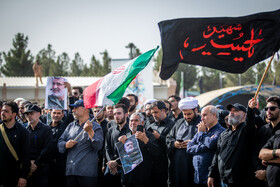 مراسم خاکسپاری شهید سرلشکر امیرعلی حاجی‌زاده - تهران