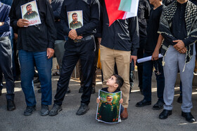مراسم خاکسپاری شهید سرلشکر امیرعلی حاجی‌زاده - تهران
