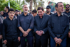 مراسم خاکسپاری شهید سرلشکر امیرعلی حاجی‌زاده - تهران