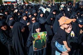 مراسم خاکسپاری شهید سرلشکر امیرعلی حاجی‌زاده - تهران