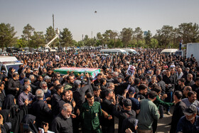 مراسم خاکسپاری شهید سرلشکر امیرعلی حاجی‌زاده - تهران