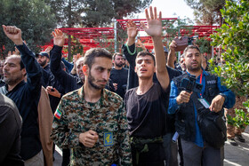 مراسم خاکسپاری شهید سرلشکر امیرعلی حاجی‌زاده - تهران