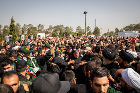 مراسم خاکسپاری شهید سرلشکر امیرعلی حاجی‌زاده - تهران