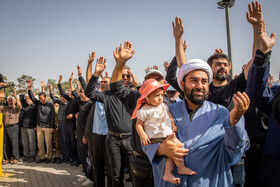مراسم خاکسپاری شهید سرلشکر امیرعلی حاجی‌زاده - تهران