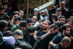 مراسم خاکسپاری شهید سرلشکر امیرعلی حاجی‌زاده - تهران