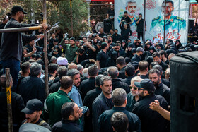 مراسم خاکسپاری شهید سرلشکر امیرعلی حاجی‌زاده - تهران