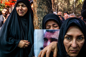 مراسم خاکسپاری شهید سرلشکر امیرعلی حاجی‌زاده - تهران