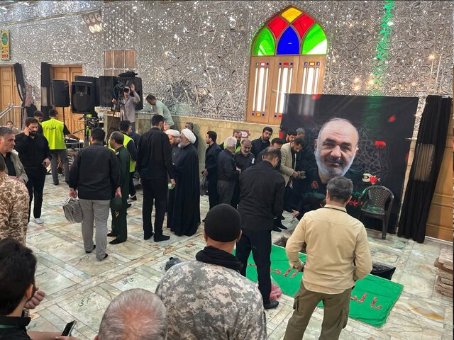 پیکر شهیدان سلامی و شانه‌ئی در حرم حضرت عبدالعظیم حسنی (ع) به خاک سپرده شد