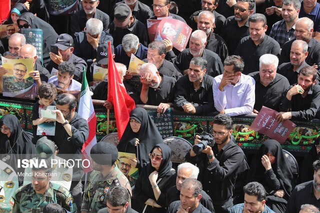 وداع مردم همدان با «مالکاشتر سیدعلی»