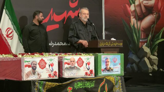 لاریجانی: دشمن باید تاوان شهادت سرداران ما را بدهد/ سردار رشید جزو افراد نادر از نظر فهم نظامی و عملیاتی بود