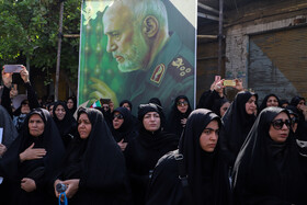 تشییع پیکر شهید سردار «غلامعلی رشید» در دزفول