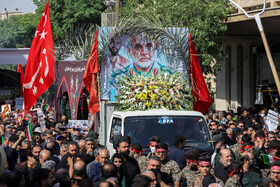 تشییع پیکر شهید سردار «غلامعلی رشید» در دزفول