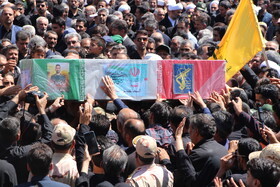 تشییع دو شهید اقتدار ایران در بیرجند