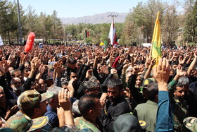 تشییع دو شهید اقتدار ایران در بیرجند