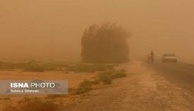وقوع طوفان‌های گردوخاک در سیستان