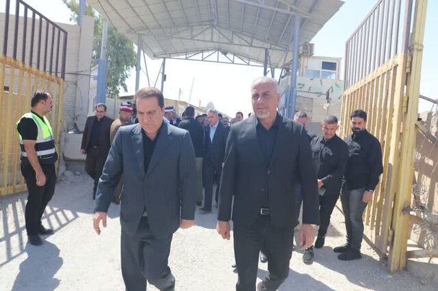 استاندار ایلام وارد کشور عراق شد