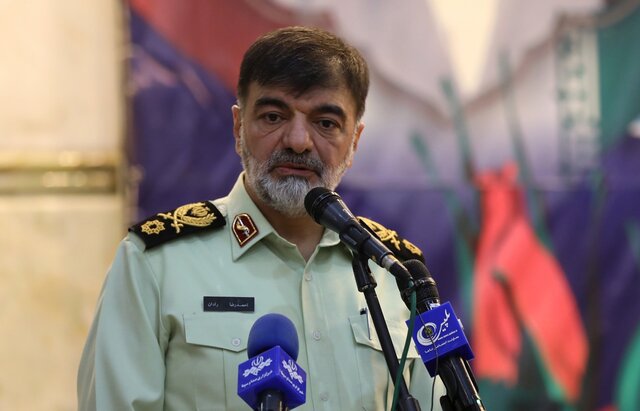 پیام تسلیت سردار رادان به مناسبت شهادت سردار لطفی