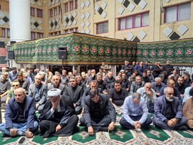 برگزاری مراسم بزرگداشت شهدای حمله رژیم صهیونیستی در وزارت ورزش